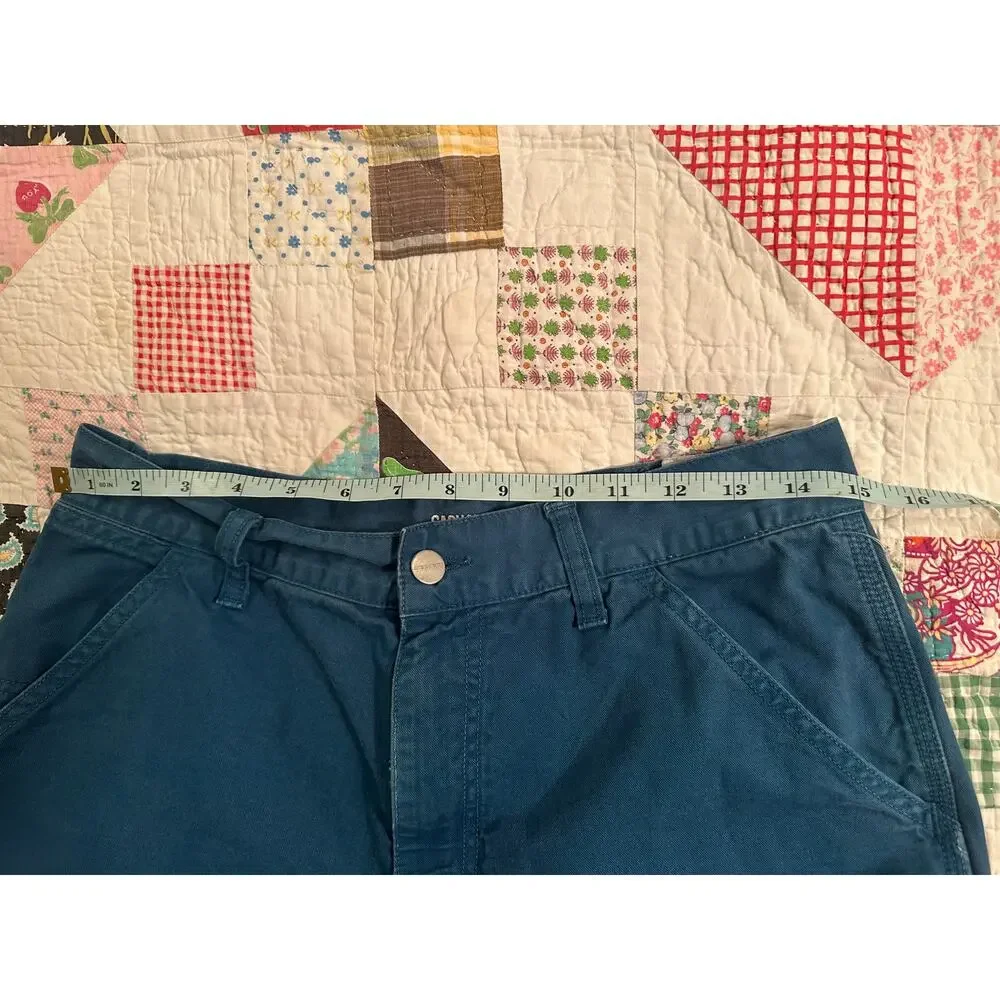 VINTAGE CARHARTT WIP SINGLE KNEE B11 CANVAS WORK DUNGAREES CARPENTER PANTS 28